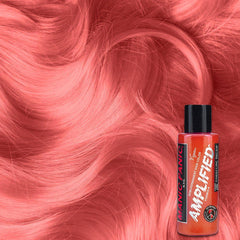 Coralline Dream® - Amplified™, light coral, coral, peach, pink, pink orange, pinkish orange, orangey pink, pastel, pastel peach, pastel coral, semi permanent hair color, hair dye