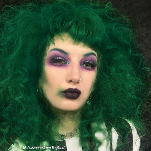 Venus Envy™ - Classic High Voltage® - Tish & Snooky's Manic Panic, dark neutral green, neutrel green, true green, dark green, deep green, shamrock green, leaf green, semi permanent hair color, hair dye, beetlejuice, @chazanne