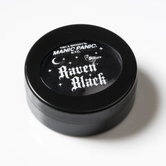 raven black cream makeup goth eye manic panic halloween cosmetic makeup  noir