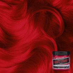 Red Passion™ - Classic High Voltage® - Tish & Snooky's Manic Panic, medium red, strawberry red, red pink, reddish pink, pinkish red, warm red, pink toned red, semi permanent hair color, hair dye