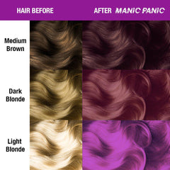 Mystic Heather™ - Classic High Voltage® - Tish & Snooky's Manic Panic, orchid dye with warm pink undertones, orchid, orchid violet, pink purple, pink violet, pinkish purple, warm purple, warm violet, pink toned purple, warm purple, warm violet, semi permanent hair color, hair dye, hair level chart, shade sheet
