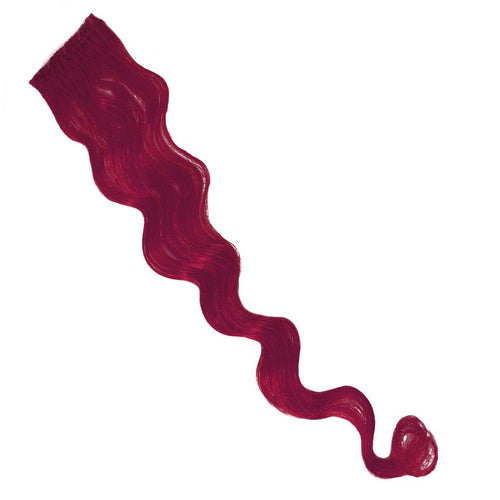 Fuschia Shock® Curly Human Hair Glam® Strips