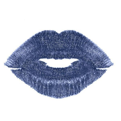 After Midnight® Lethal® Lipstick, denim blue, dark blue, navy blue, dark teal, green based blue, bleu, blu, metallic blue, sparkly blue, blue lipstick, lipstick