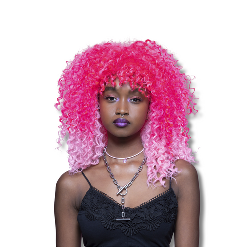 Manic Panic® Pink Passion™ Ombre Curl Girl™ Wig