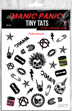 MANIC PANIC PUNK RULES TINY TATS