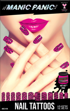 Hot Hot™ Pink Nail Tattoos