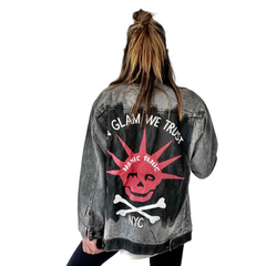 'TRUST THE GLAM' DENIM JACKET