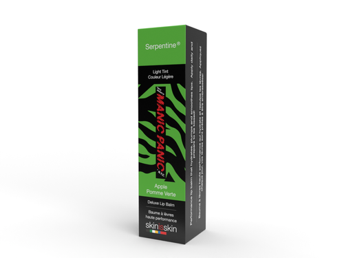 Serpentine® Lip Balm (Apple), apple green, bright green, lime green, lip balm, skin is skin