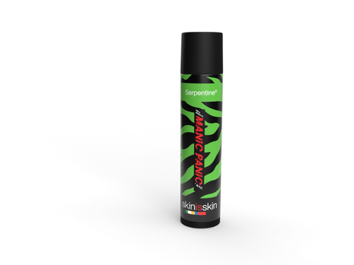 Serpentine® Lip Balm (Apple), apple green, bright green, lime green, lip balm, skin is skin